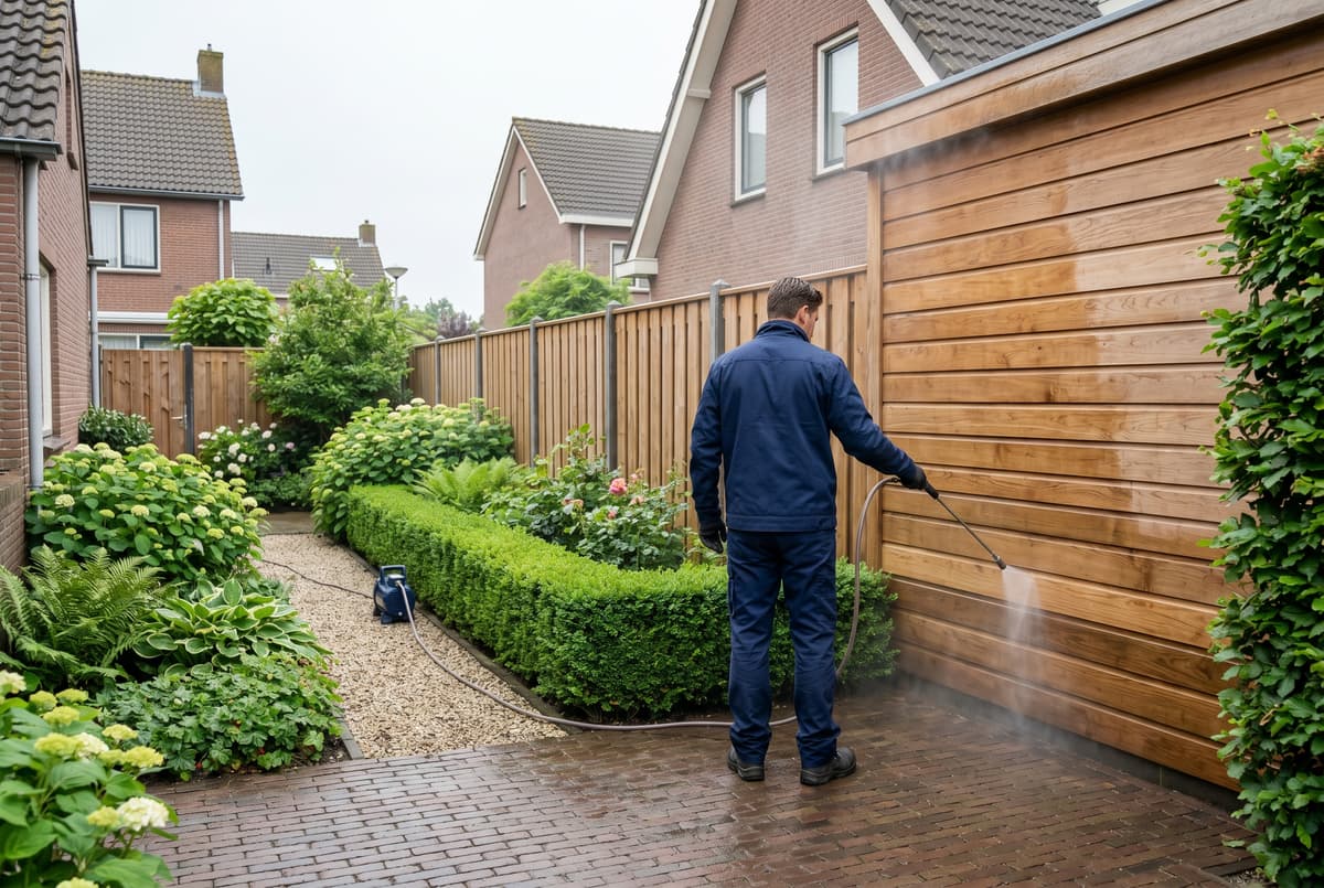 Houtwerk reinigen — Exterio Softwash